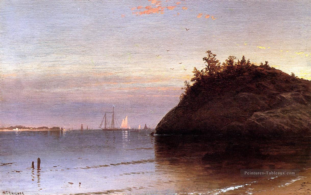 Narragansett Bay moderne Plage Alfred Thompson Bricher Peintures à l'huile